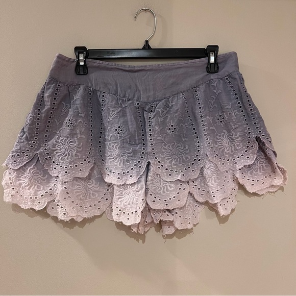 Free People Pants - Free People Eyelet Ombré Shorts